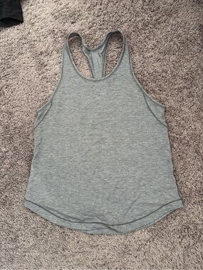 Lululemon Gray Racerback Tank Top - Lightweight Women's Activewear
